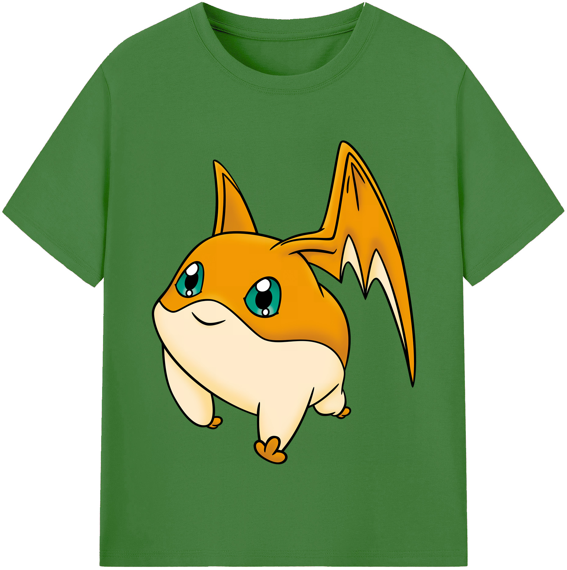 （画像用） Digimon デジタルモンスター/デジモン レディースカジュアルプリントTシャツ（綿100％）